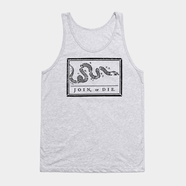 Join or Die Snake - U.S. History Tank Top by warishellstore